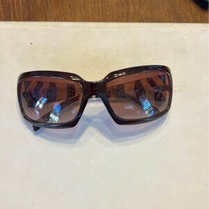 Dark Brown Rhinestone Sunglasses
